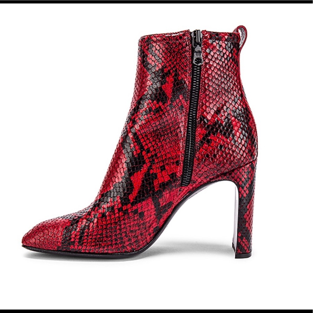 Rag and Bone Ellis Boot in Red and Black